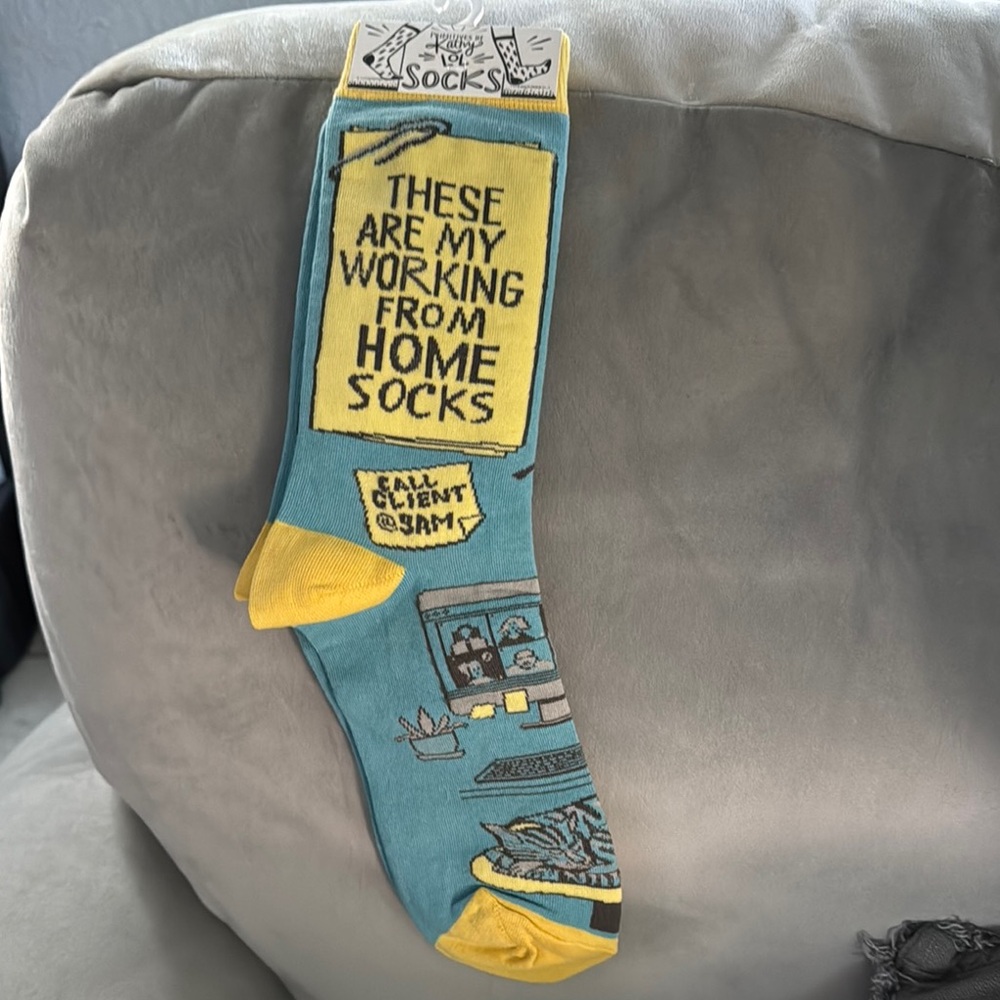Primitives by Kathy Blue and Yellow Socks